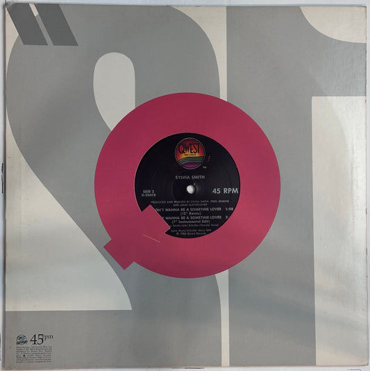 Sylvia Smith - Don't Wanna Be A Sometime Lover VG+