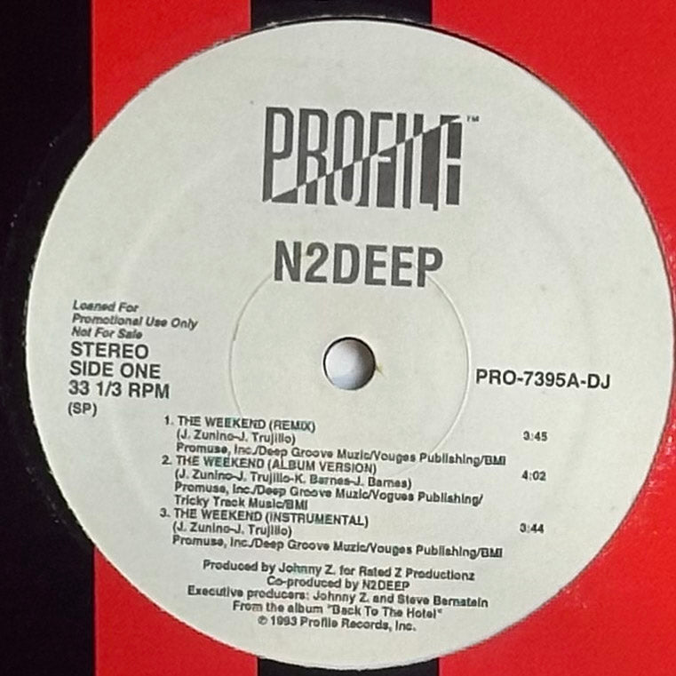 N2DEEP - The Weekend / V-Town VG+