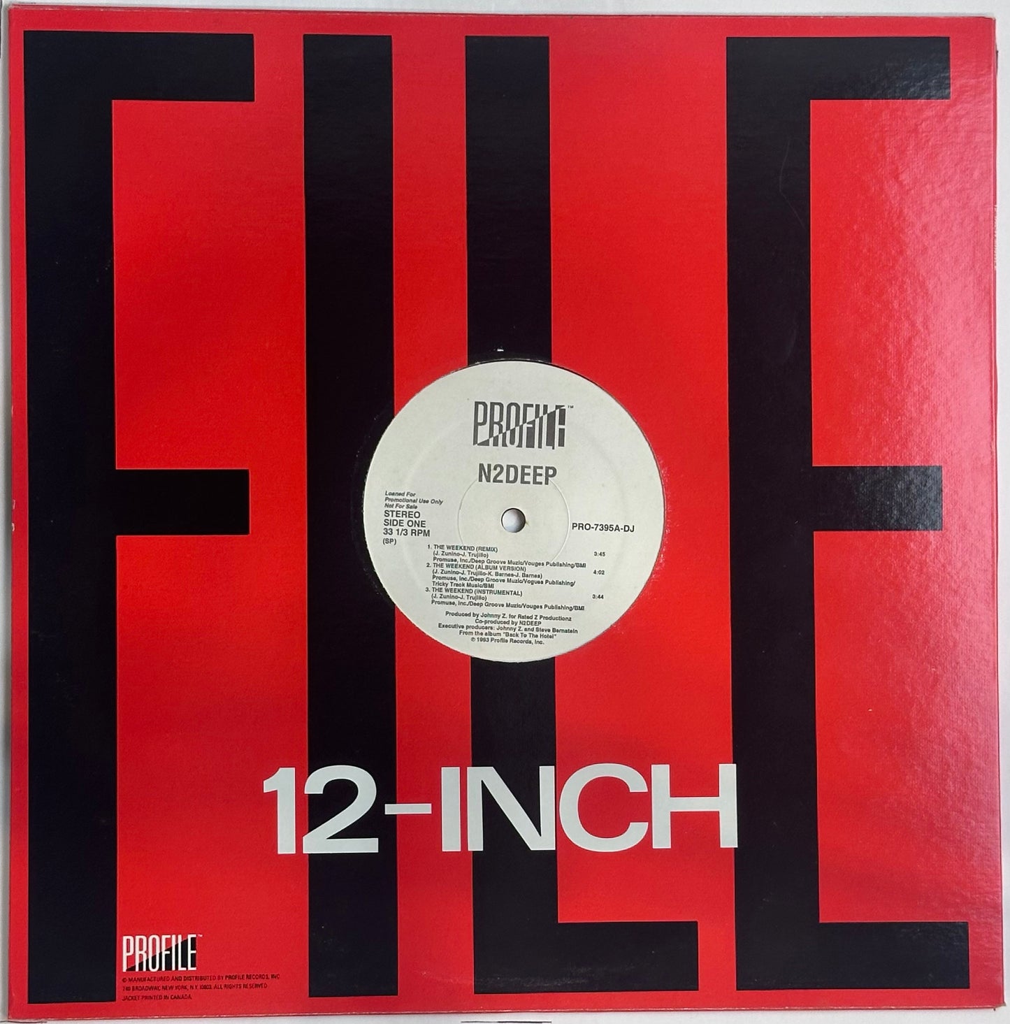 N2DEEP - The Weekend / V-Town VG+