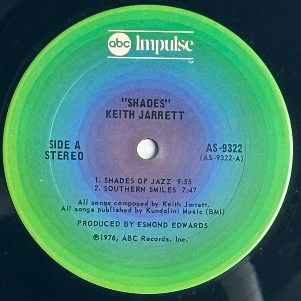 Keith Jarrett Shades Vinyl Album Produced By Esmond Edwards. Available at djpocket.com