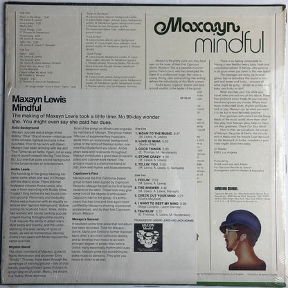 Maxayn - Mindful vinyl album. Capricorn Records Promo. Available at djpocket.com
