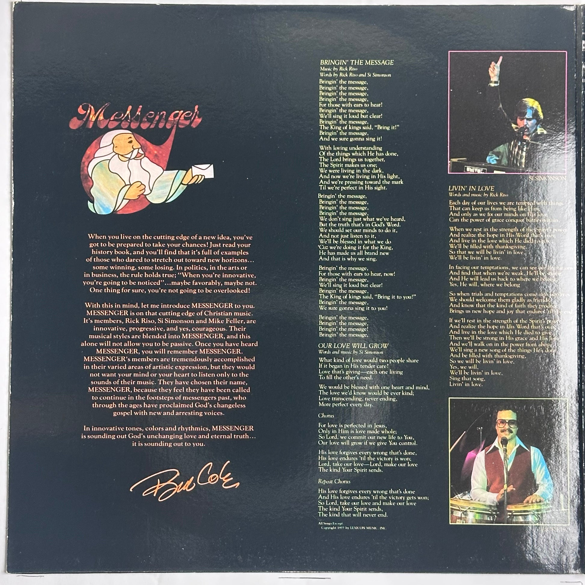 Messenger  Bringin' The Message Vinyl Album is available at djpocket.com

