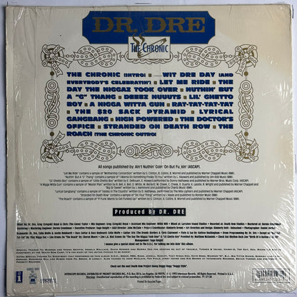 dr Dre the chronic album rare vinyl at djpocket.com