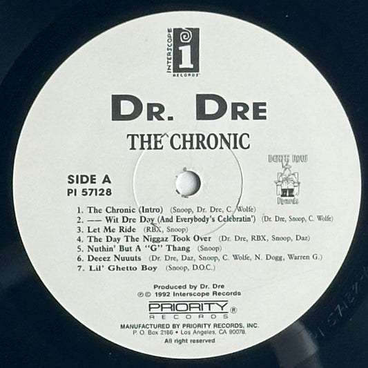 dr Dre the chronic album rare vinyl available at djpocket.com
