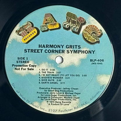 Harmony Grits - Street Corner Symphony vinyl album.  Available now at djpocket.com