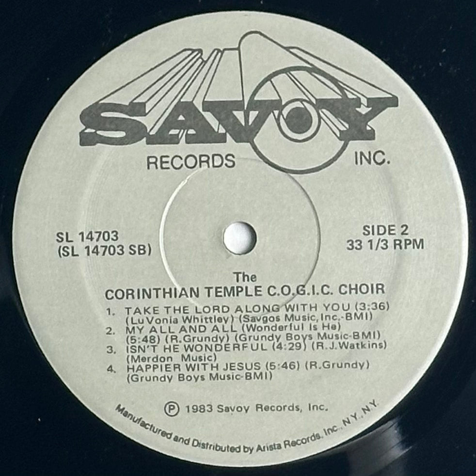 Luvonia Whittley and The Corinthian Temple COGIC Choir Long Way Vinyl Album.  Gospel. Available now at djpocket.com