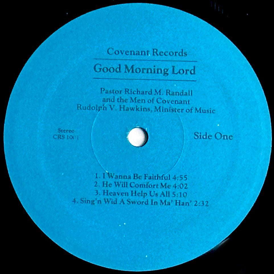 Pastor Richard M Randall and the Men of Covenant.  Rudolph V. Hawkins Minister of Music.  Available now at djpocket.com