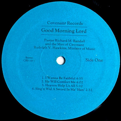 Pastor Richard M Randall and the Men of Covenant.  Rudolph V. Hawkins Minister of Music.  Available now at djpocket.com