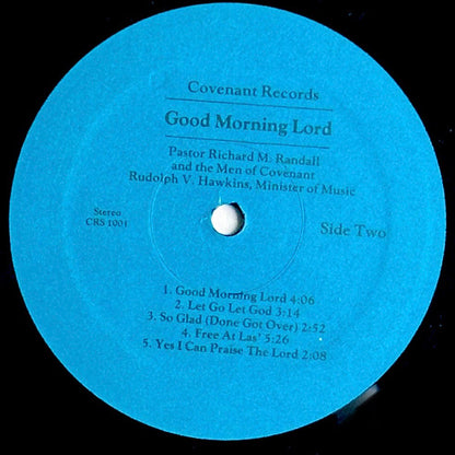 Pastor Richard M Randall and the Men of Covenant.  Rudolph V. Hawkins Minister of Music.  Available now at djpocket.com
