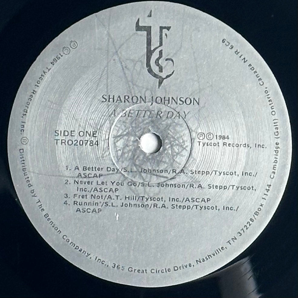 Sharon Johnson A Better Day Album Vinyl Album available at djpocket.com