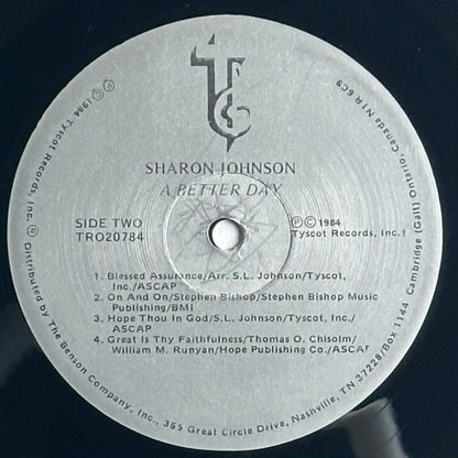 Sharon Johnson A Better Day Album Vinyl Album available at djpocket.com