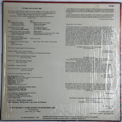 The Magnificent Choirs of the First Baptist Church of Crown Heights - We Shall Be Changed vinyl album.  Available at djpocket.com
