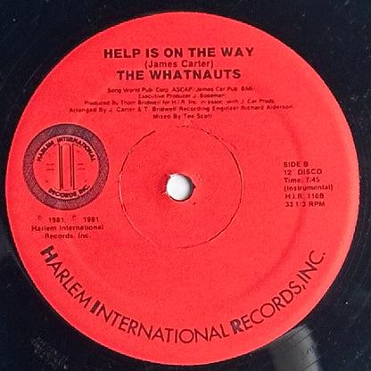 The Whatnauts Help Is On The Way Vinyl 12" is available at djpocket.com
