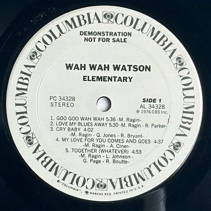 Wah Wah Watson - Elementary vinyl album.  Promo.  Available now at djpocket.com